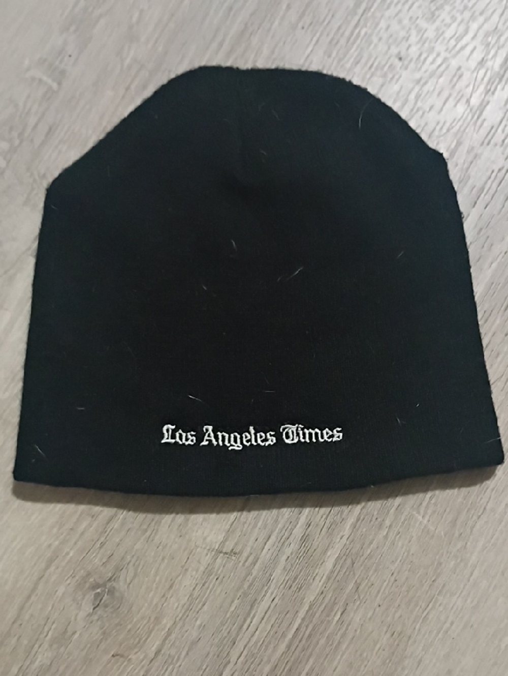 Los Angeles Times Black Beanie